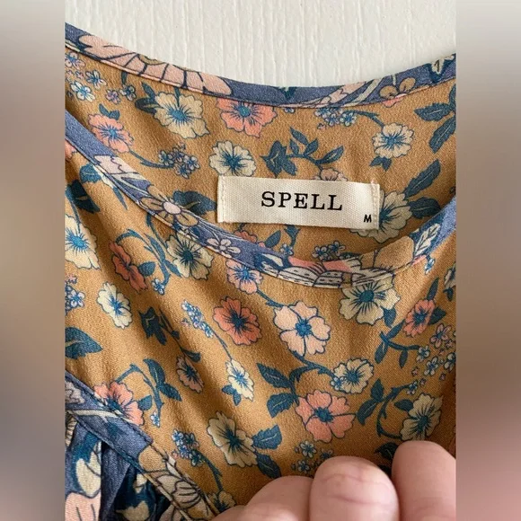 Spell Mossy Strappy Mini Dress - Medium - Picture 5 of 6